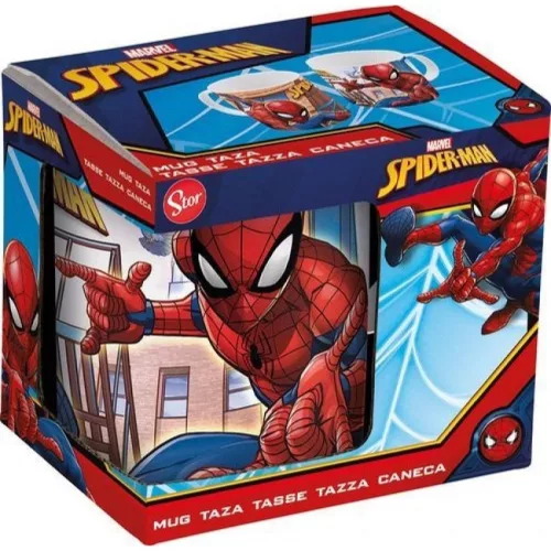 Pókember Streets porcelán bögre 325 ml (11 oz) Díszdobozban
