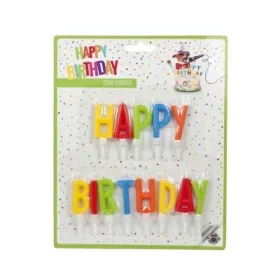   Happy Birthday" betűk szülinapi gyertya szett, 2 féle 942869 Trendhaus"
