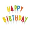 Happy Birthday" betűk szülinapi gyertya szett, 2 féle 942869 Trendhaus"