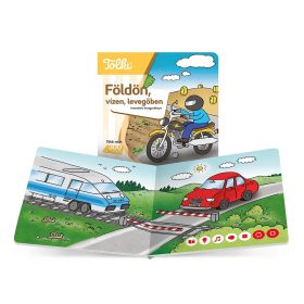   Tolki Interaktív foglalkoztató könyv - Földön - vízen - levegőben
