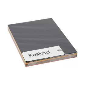   Dekorációs karton KASKAD A/4 2 oldalas 160 g élénk vegyes színek 5x25 lapos