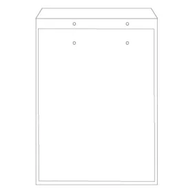 Légpárnás tasak No17/W7 szilikonos fehér 240x340mm