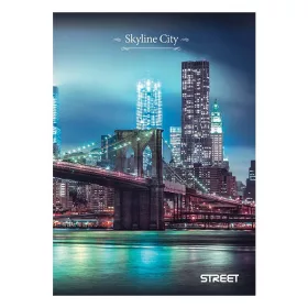 Füzet kockás STREET A/4 54 lapos Skyline