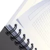 Spirálfüzet kockás LEITZ Office A/5 90 lapos PP borítóval piros