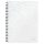 Spirálfüzet LEITZ Wow A/4 80 lapos kockás fehér
