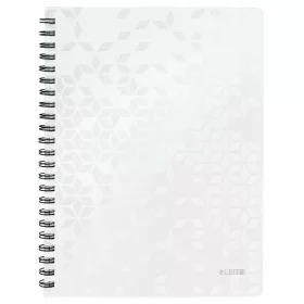 Spirálfüzet vonalas LEITZ Wow A/4 80 lapos fehér