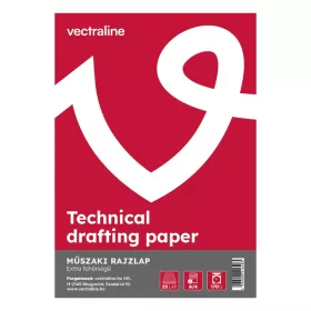 Rajzlap műszaki VECTRALINE A/4 180 g 25 lapos
