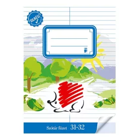   Szótárfüzet ICO Süni A/5 32 lapos 31-32 bekötött sulikész