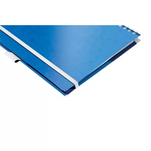 Spirálfüzet kockás LEITZ Wow Active A/4 80 lapos kék