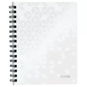 Spirálfüzet vonalas LEITZ Wow A/5 80 lapos fehér
