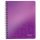 Spirálfüzet LEITZ Wow A/5 80 lapos kockás lila