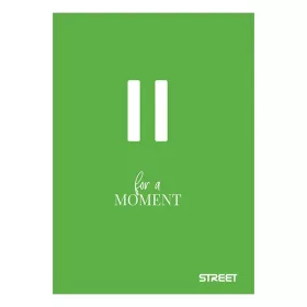 Füzet vonalas STREET A/4 42 lapos PP Neon