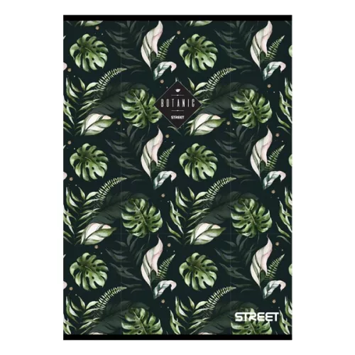Füzet kockás STREET A/4 54 lapos Botanic
