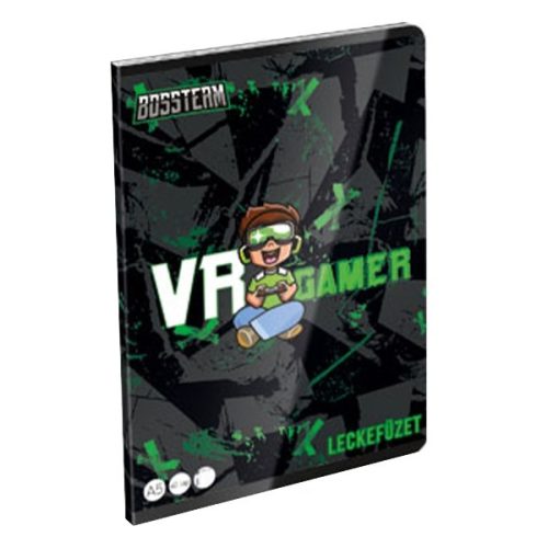LIZZY CARD Leckefüzet  A/5 32 lapos BossTeam VR Gamer