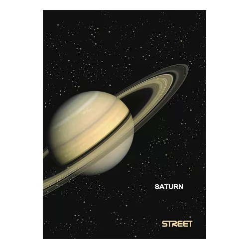 Füzet kockás STREET A/4 54 lapos Planets