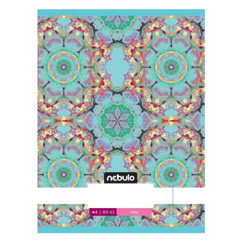 Füzet sima NEBULO A/4 32 lapos 80-32 L-Design 12 db/csomag