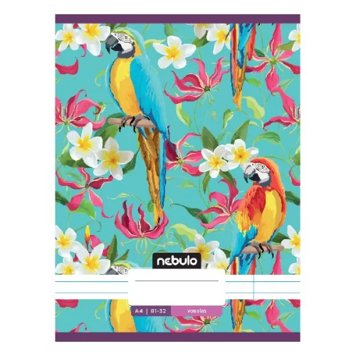 Füzet vonalas NEBULO A/4 32 lapos 81-32 L-Design 12 darabos