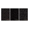 Füzet vonalas STREET A/4 54 lapos Black&Gold margóval