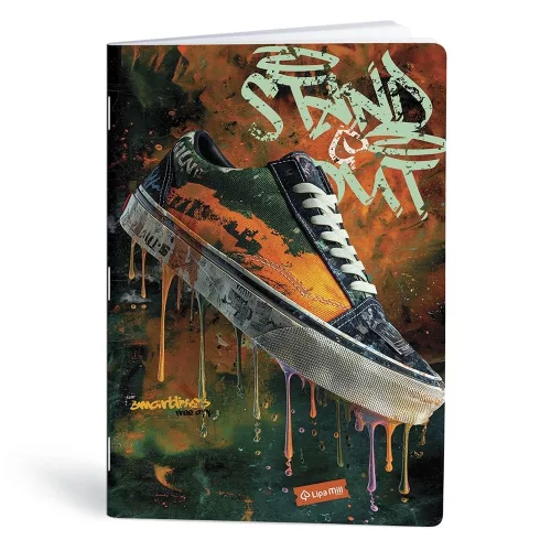 Füzet vonalas LIPAMILL A/4 40 lapos Sneaker