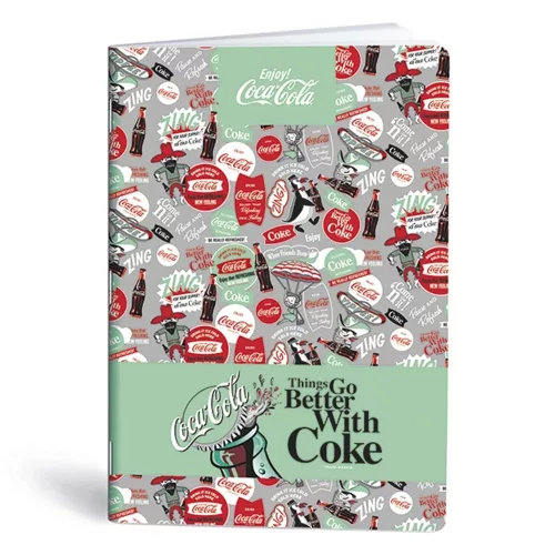 Füzet vonalas LIPAMILL A/4 40 lapos Coca-Cola