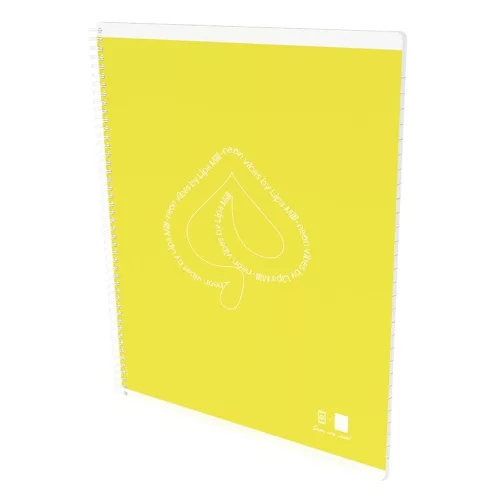 Spirálfüzet vonalas LIPAMILL A/4 50 lapos Fluo