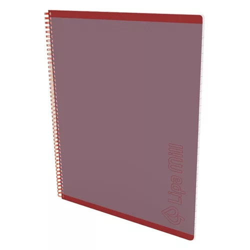 Spirálfüzet vonalas LIPAMILL A/4 50 lapos Elegance