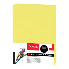   Fénymásolópapír színes OPTIMA A/4 75 g neon sárga 500 ív/csomag