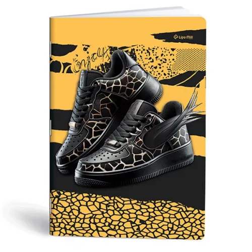 Füzet sima LIPAMILL A/4 40 lapos Sneaker