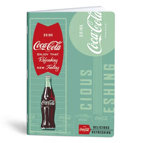 Füzet sima LIPAMILL A/4 40 lapos Coca-Cola