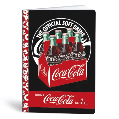 Füzet sima LIPAMILL A/4 40 lapos Coca-Cola