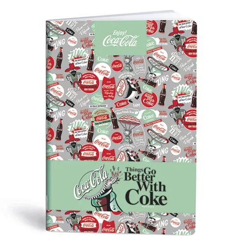 Füzet sima LIPAMILL A/4 40 lapos Coca-Cola