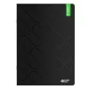 Füzet vonalas ICO Student Black Prémium A/4 40 lapos