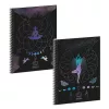 Spirálfüzet kockás ARS UNA Mystic Constellation A/4 60 lapos