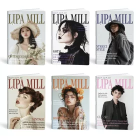Füzet vonalas LIPAMILL A/4 40 lapos Style magazine