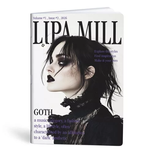 Füzet kockás LIPAMILL A/4 40 lapos Style magazine