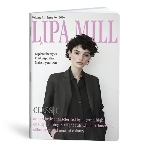 Füzet kockás LIPAMILL A/4 40 lapos Style magazine