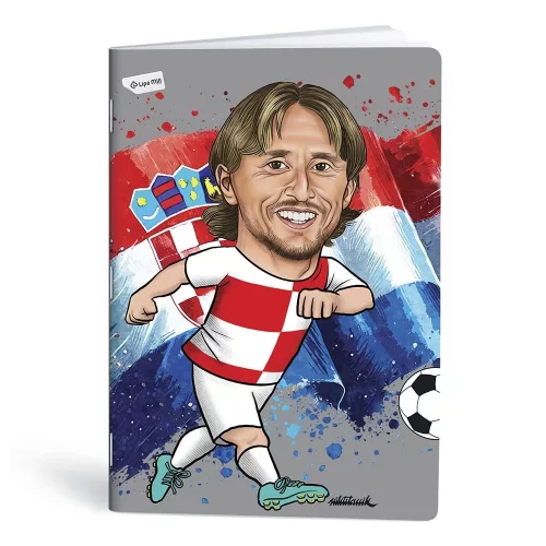 Füzet vonalas LIPAMILL A/4 40 lapos Football icons