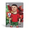 Füzet vonalas LIPAMILL A/4 40 lapos Football icons
