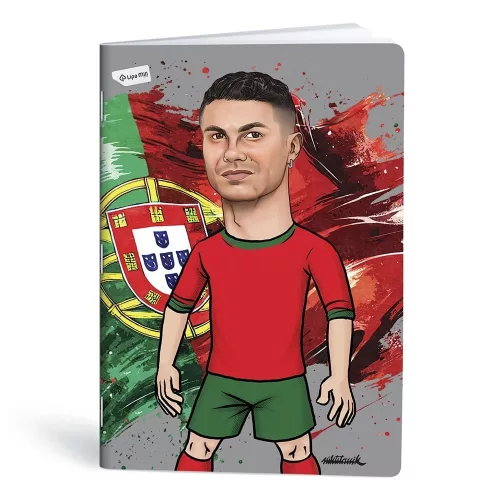 Füzet vonalas LIPAMILL A/4 40 lapos Football icons