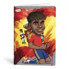 Füzet vonalas LIPAMILL A/4 40 lapos Football icons