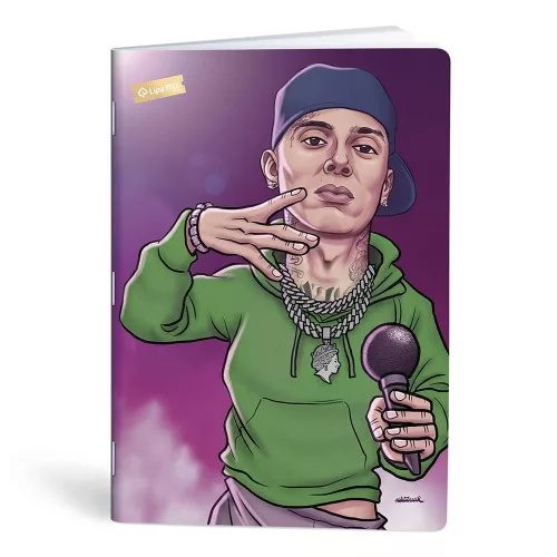 Füzet vonalas LIPAMILL A/4 40 lapos Pop icons