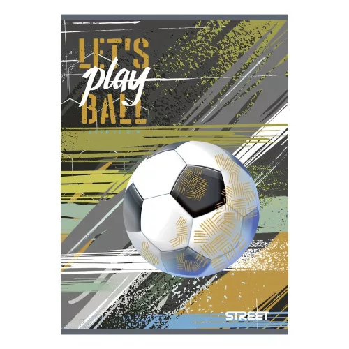 Füzet sima STREET A/4 54 lapos Football