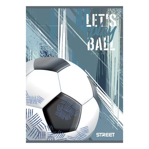 Füzet vonalas STREET A/4 54 lapos Football