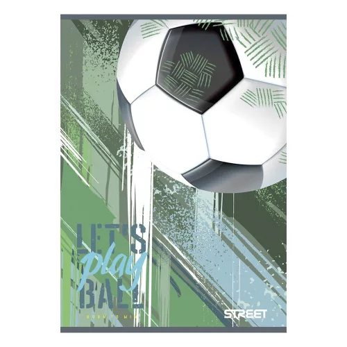 Füzet vonalas STREET A/4 54 lapos Football