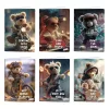 Füzet kockás LIPAMILL A/4 40 lapos Teddy Bear