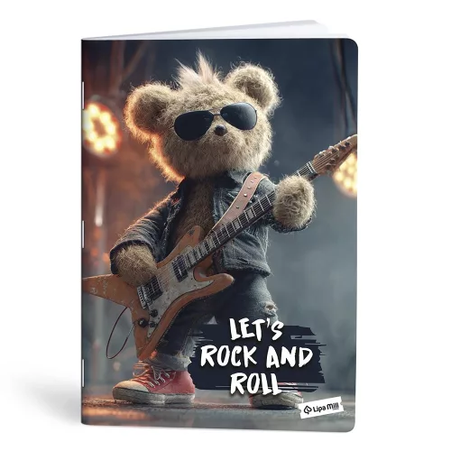 Füzet kockás LIPAMILL A/4 40 lapos Teddy Bear