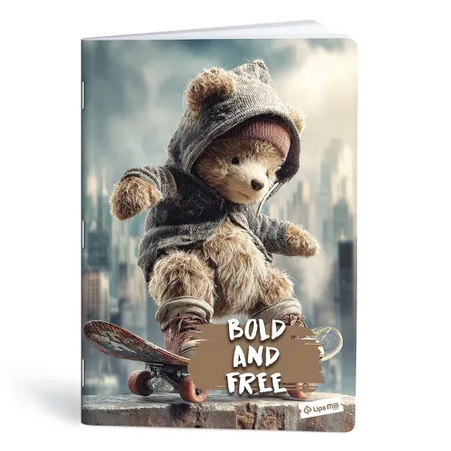 Füzet kockás LIPAMILL A/4 40 lapos Teddy Bear