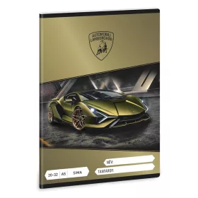 Füzet sima ARS UNA A/5 32 lapos 20-32 Lamborghini 5523