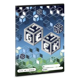   Füzet vonalas ARS UNA A/5 32 lapos 16-32 2.osztályos Geek 5539