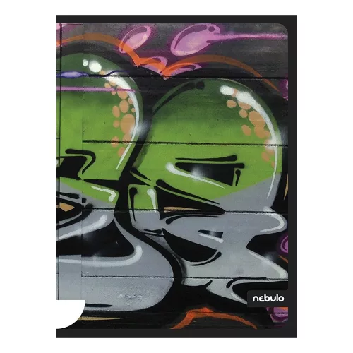 Füzet sima NEBULO A/4 40 lapos Graffiti
